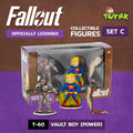 Fallout T-60 & Vault Boy (Power) Mini Figure Set C - Grown Up Kids