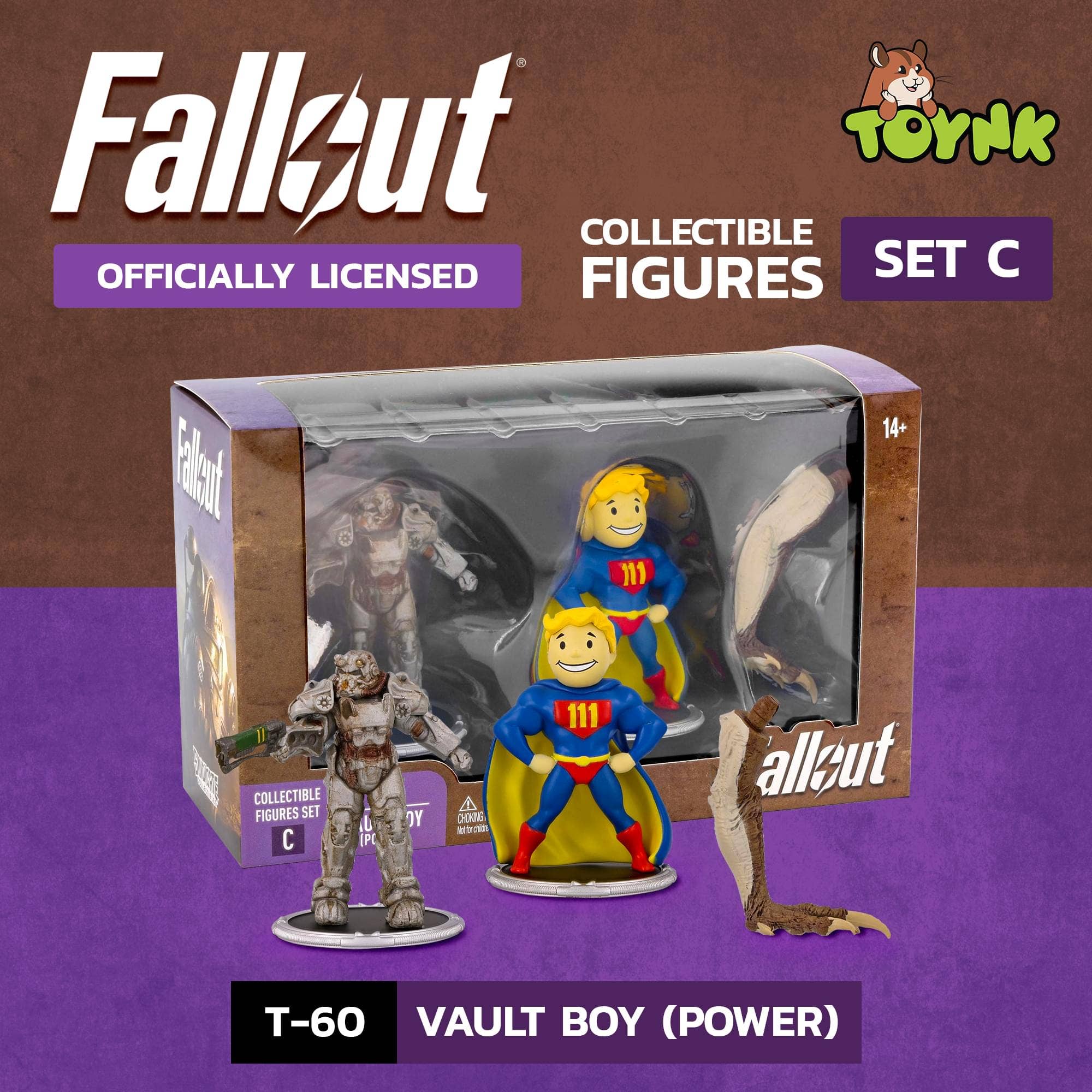 Fallout T-60 & Vault Boy (Power) Mini Figure Set C - Grown Up Kids