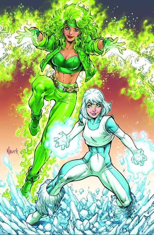 DC Multiverse Fire & Ice 2-Pack Bundle 6-Inch Figures Justice League Collectible Set