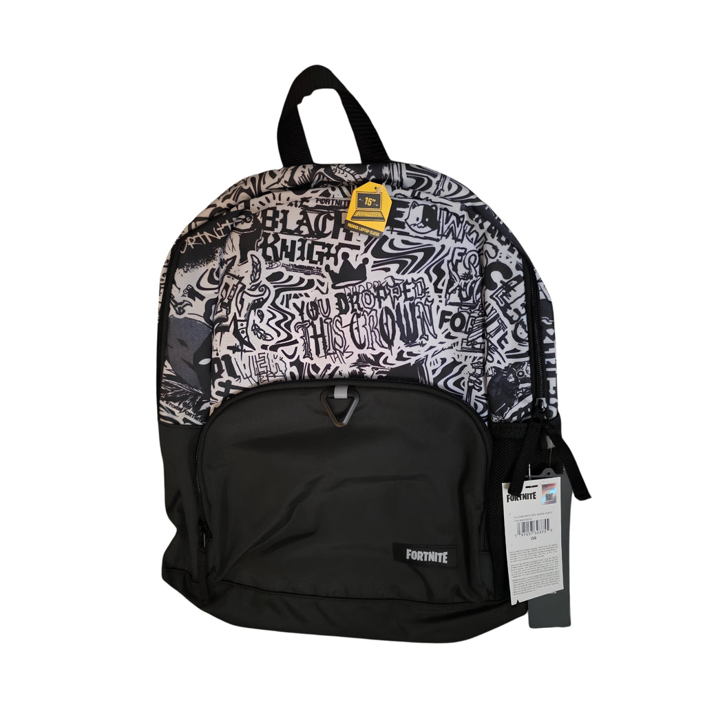Fortnite Graphic Print School Backpack with 15" Laptop Compartment - Grown Up Kids