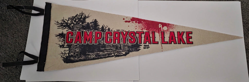 Friday the 13th Camp Crystal Lake 20" Felt Pennant (Loot Crate Exclusive) - Grown Up Kids