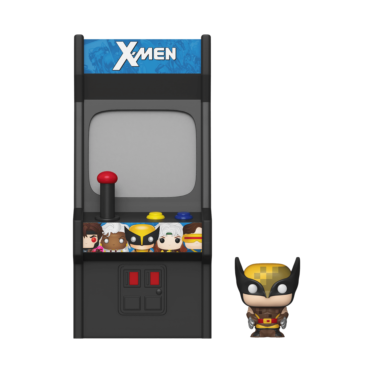 Funko Bitty Pop! X-Men Bundle – X-Mansion Playset, 12 Mini Figures & Arcade Display - Grown Up Kids