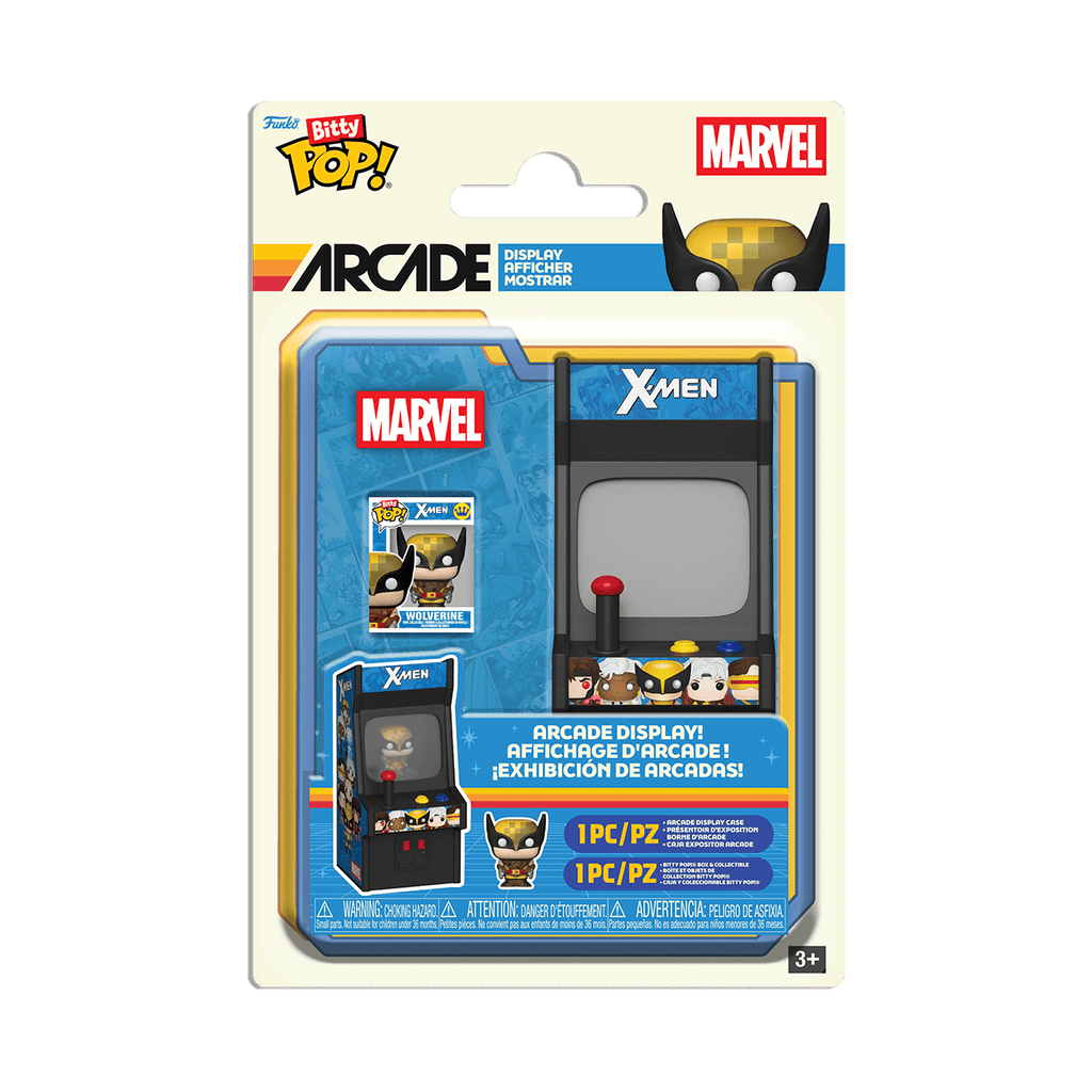 Funko Bitty Pop! X-Men Bundle – X-Mansion Playset, 12 Mini Figures & Arcade Display - Grown Up Kids