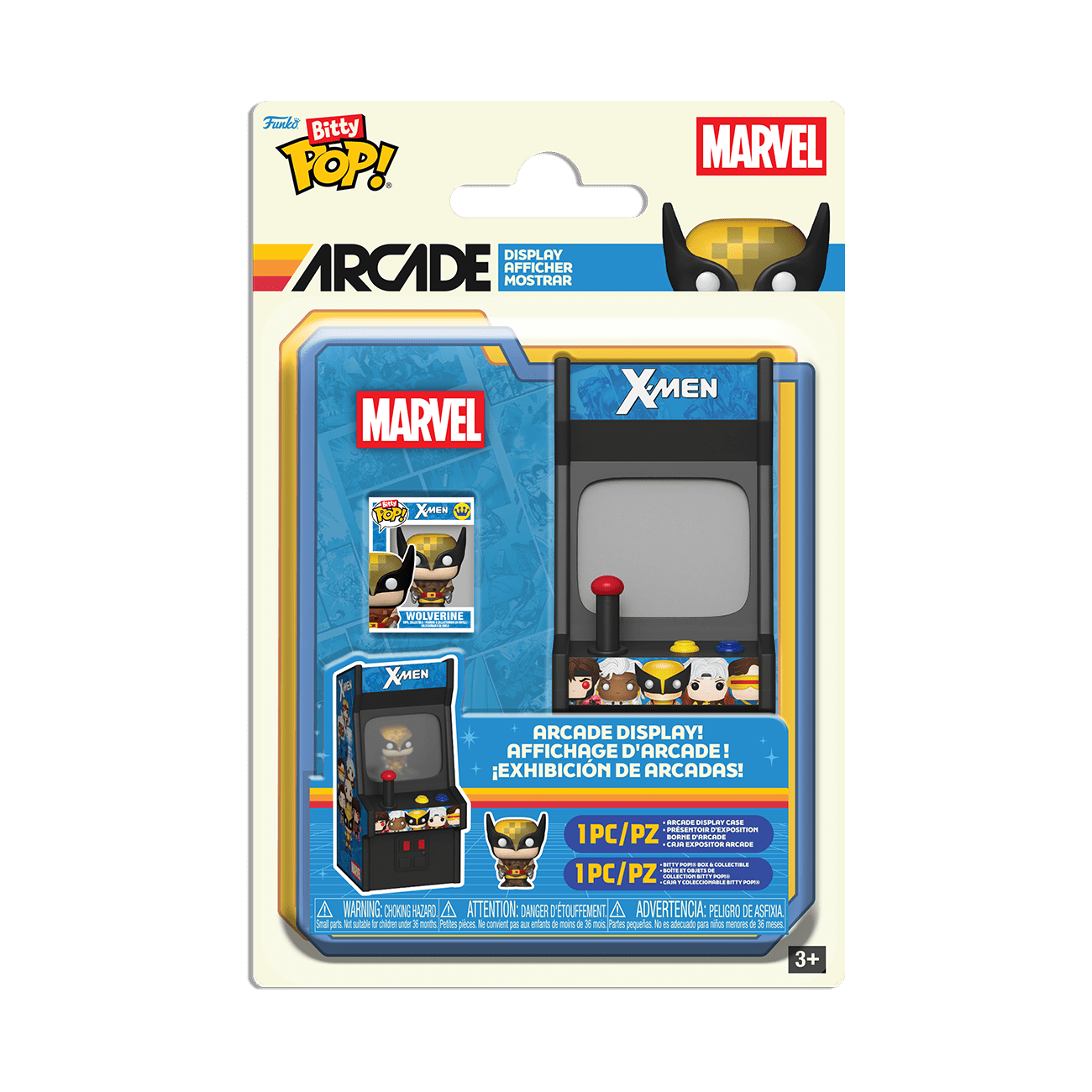 Funko Bitty Pop! X-Men Bundle – X-Mansion Playset, 12 Mini Figures & Arcade Display - Grown Up Kids