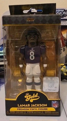 FUNKO GOLD NFL: Baltimore Ravens Lamar Jackson Brand New Figure - Grown Up Kids