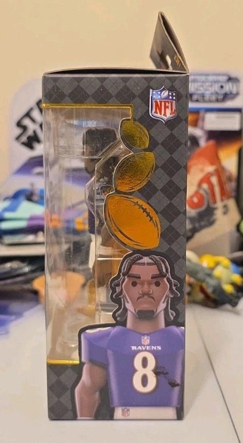 FUNKO GOLD NFL: Baltimore Ravens Lamar Jackson Brand New Figure - Grown Up Kids