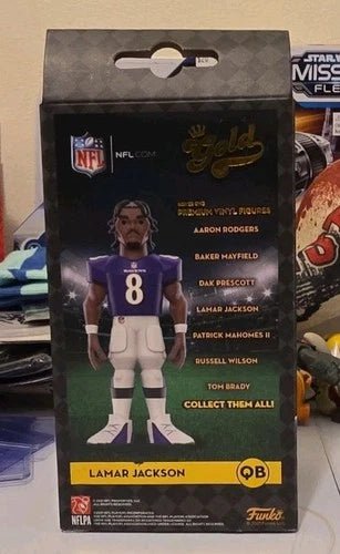 FUNKO GOLD NFL: Baltimore Ravens Lamar Jackson Brand New Figure - Grown Up Kids