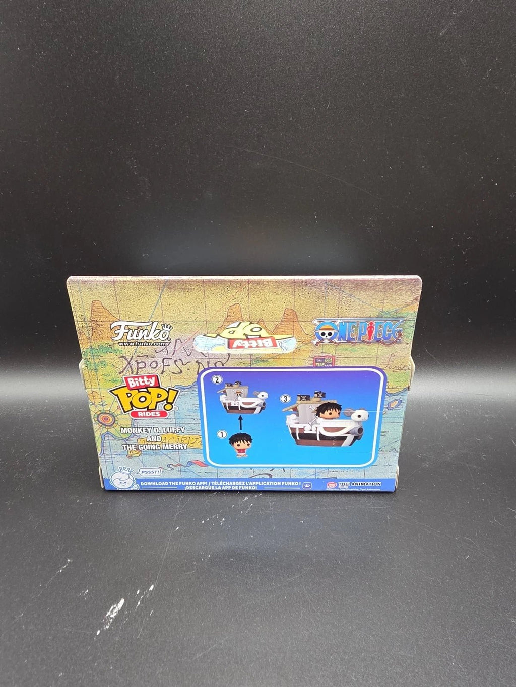 Funko Pop! Bitty Ride: One Piece - Going Merry with Monkey D. Luffy - 0.9 Inch - Grown Up Kids