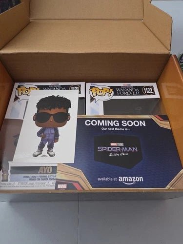 Funko Pop Collector Corps BLACK PANTHER WAKANDA FOREVER Complete Box XL Shirt - Grown Up Kids