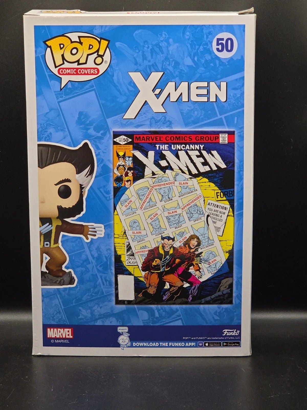 Funko Pop! Comic Book Cover with Case: Marvel - Wolverine #50 Box Lightly Damage - Grown Up Kids