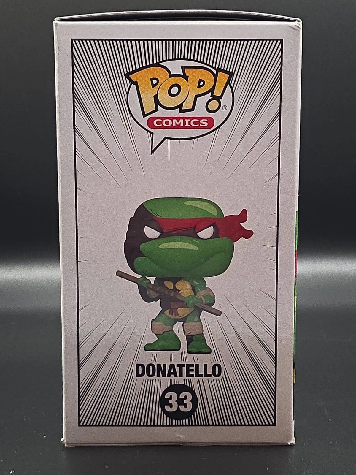 Funko Pop! Comics -Donatello #33 B+W Chase New! TMNT Exclusive RARE Perfect Cond - Grown Up Kids