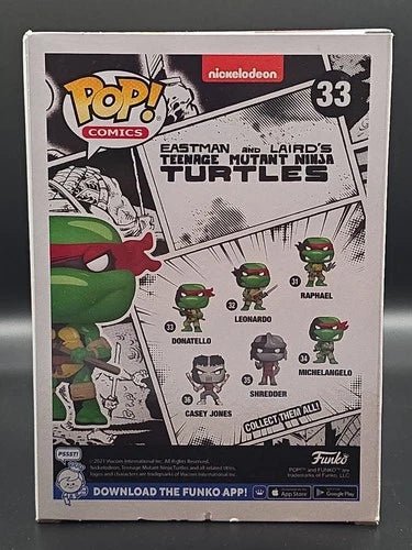 Funko Pop! Comics -Donatello #33 B+W Chase New! TMNT Exclusive RARE Perfect Cond - Grown Up Kids