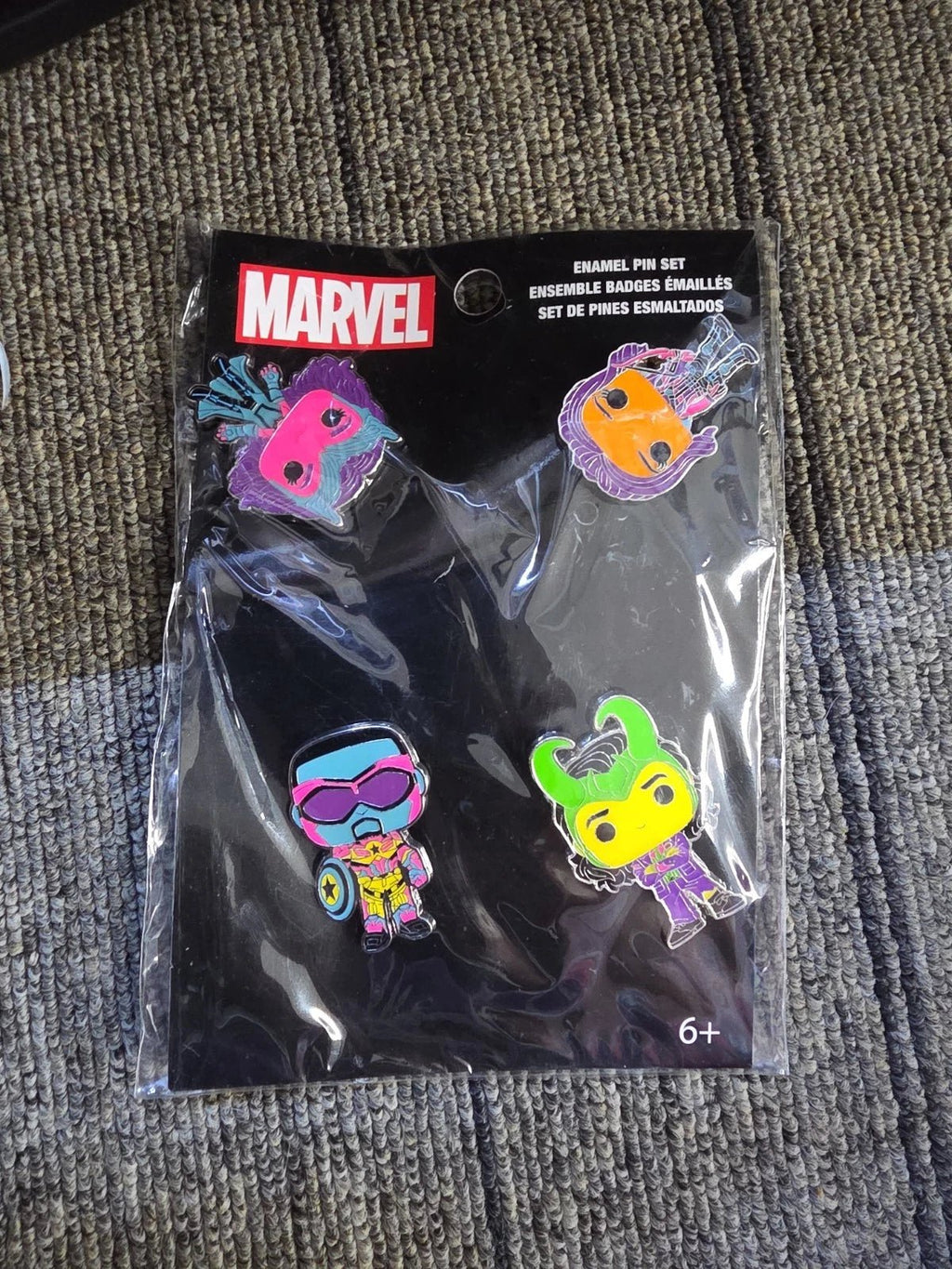 Funko Pop! Marvel: Loki 4-Piece Enamel Pin Set - Grown Up Kids