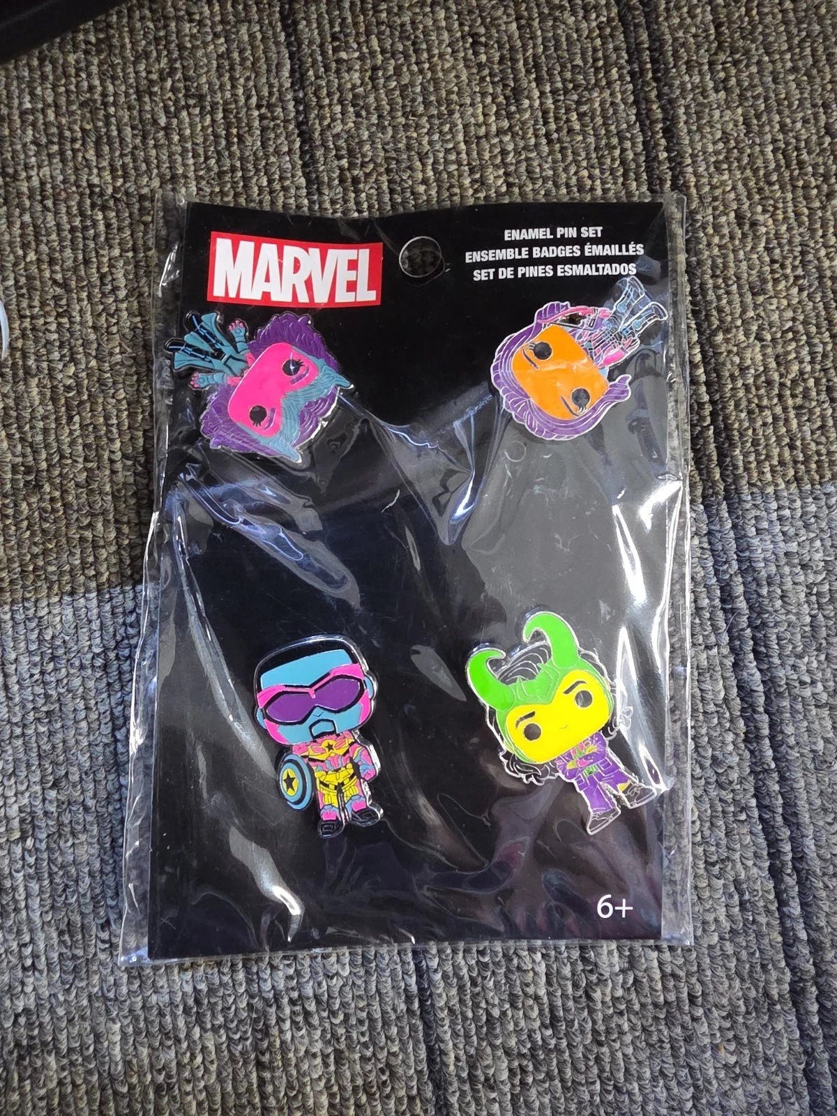 Funko Pop! Marvel: Loki 4-Piece Enamel Pin Set - Grown Up Kids