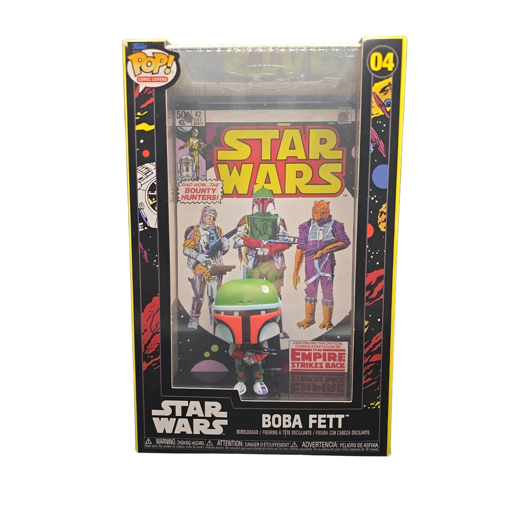 Funko Pop! Star Wars: Comic Book Cover - Boba Fett #04 with Case - Grown Up Kids