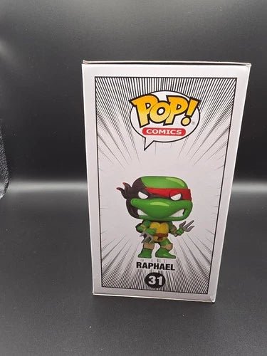 Funko Pop! Teenage Mutant Ninja Turtles: Raphael #31 (Black & White Chase Variant, PX Previews Exclusive + Wall Mount) - Grown Up Kids