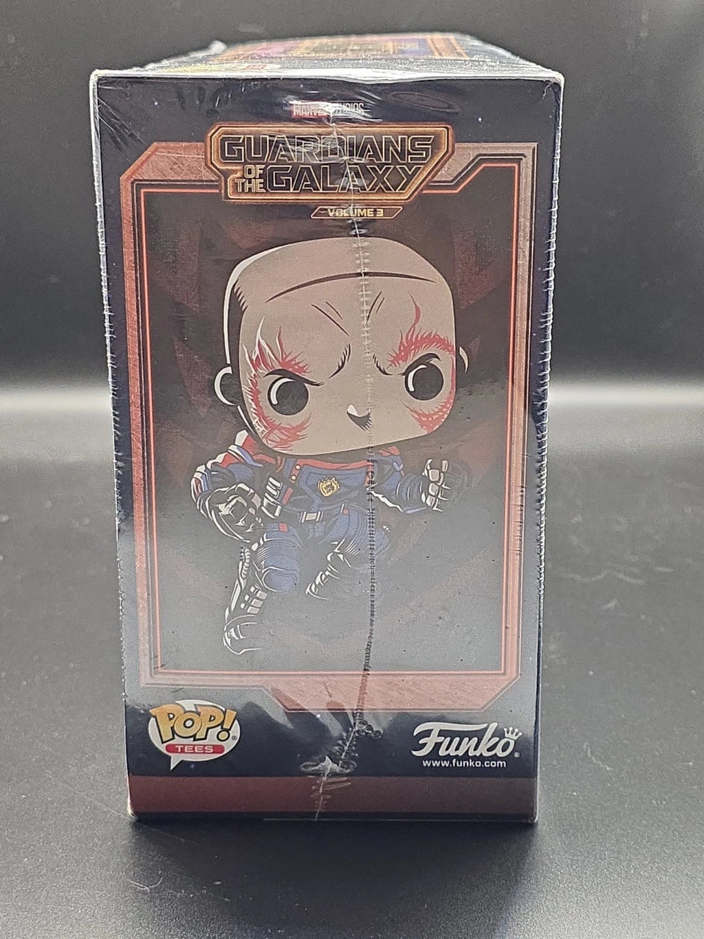 Funko POP! Tees - Black Light DRAX Figure & T-Shirt XL - Package Has Damage - Grown Up Kids