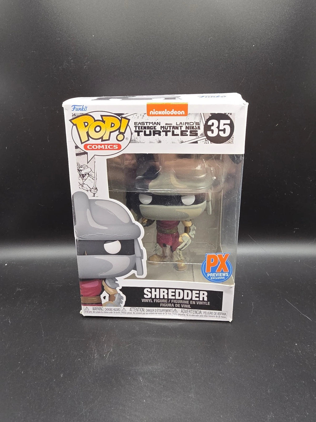 Funko Pop! TMNT Shredder CHASE #35 PX Previews Exclusive - Packaging Damaged - Grown Up Kids