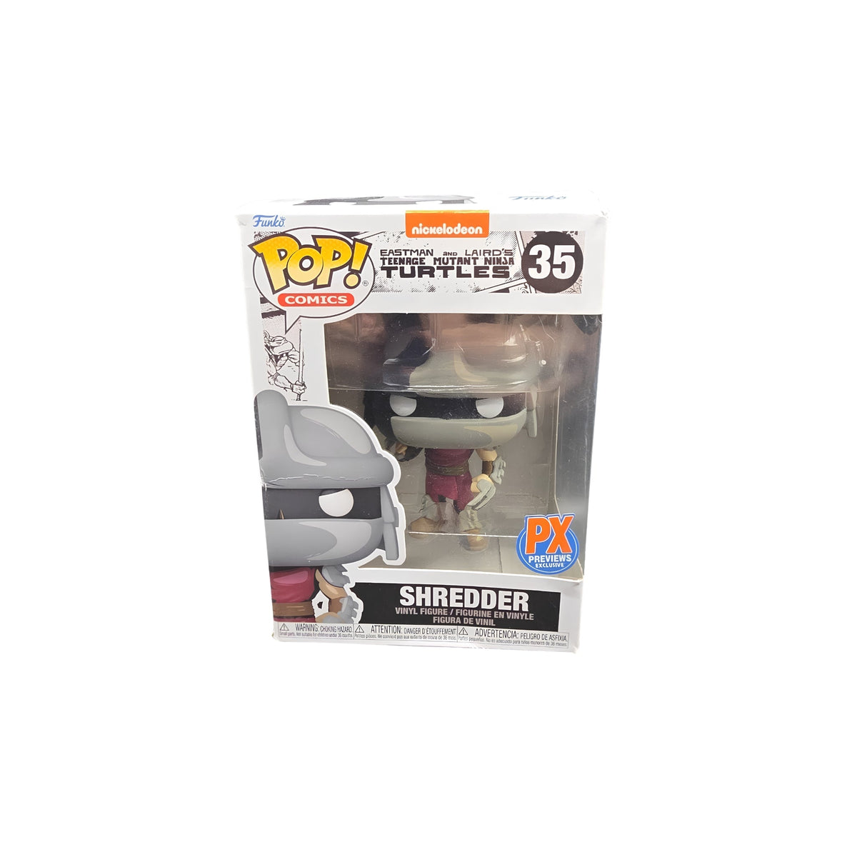 Funko Pop! TMNT: Shredder (Chase #35) PX Previews Exclusive Vinyl Figure - Grown Up Kids