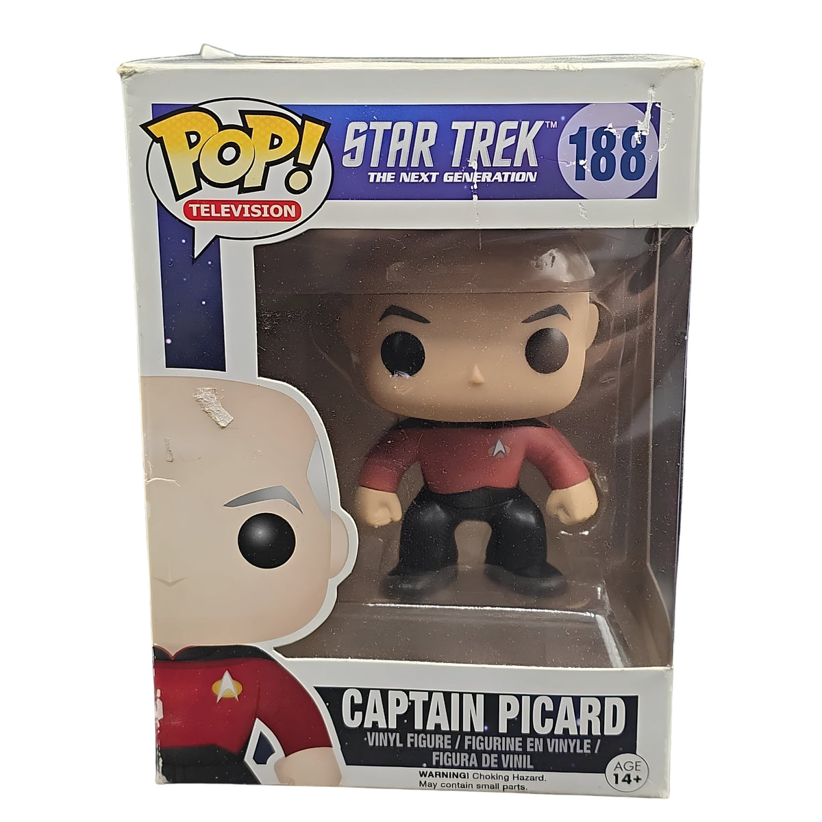Funko Pop! Vinyl: Star Trek - Captain Jean-Luc Picard (#188) Vinyl Figure - Grown Up Kids