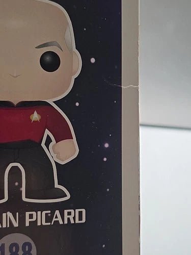 Funko Pop! Vinyl: Star Trek - Captain Picard #188 Slight Package Damage See Pix - Grown Up Kids