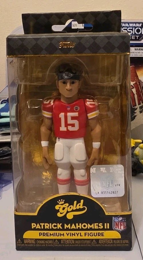 Funko Vinyl Gold 5": Patrick Mahomes Brand New Chiefs NFL - Grown Up Kids