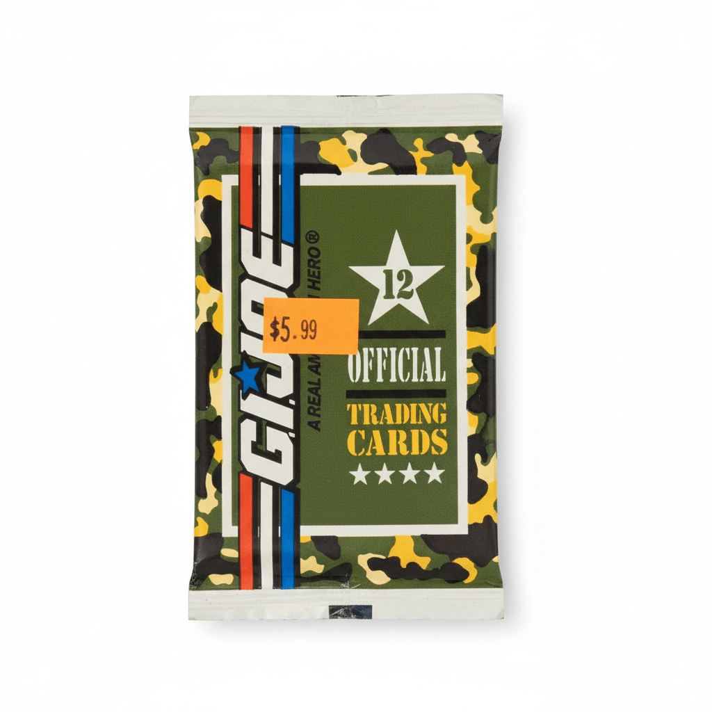 G.I. Joe Official Trading Cards Vintage Sealed Pack - Grown Up Kids