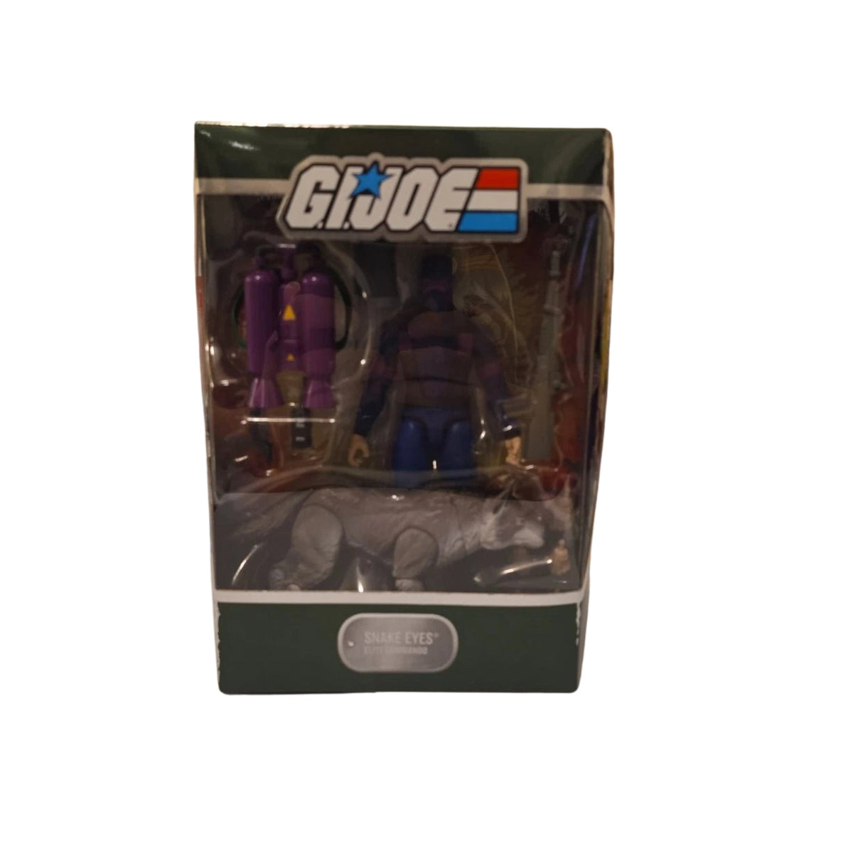 G.I. Joe Ultimates Snake Eyes with Timber Super7 W/ Shipping Box - Grown Up Kids