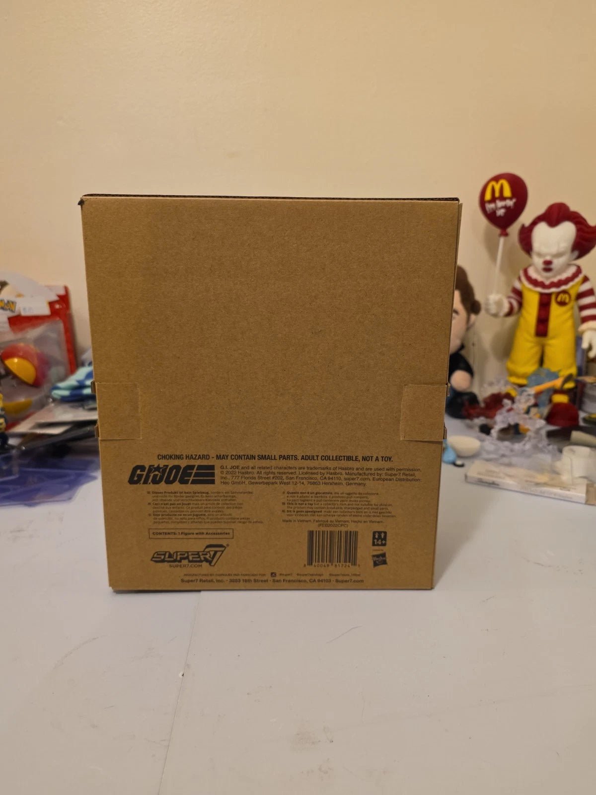G.I. Joe Ultimates Snake Eyes with Timber Super7 W/ Shipping Box - Grown Up Kids