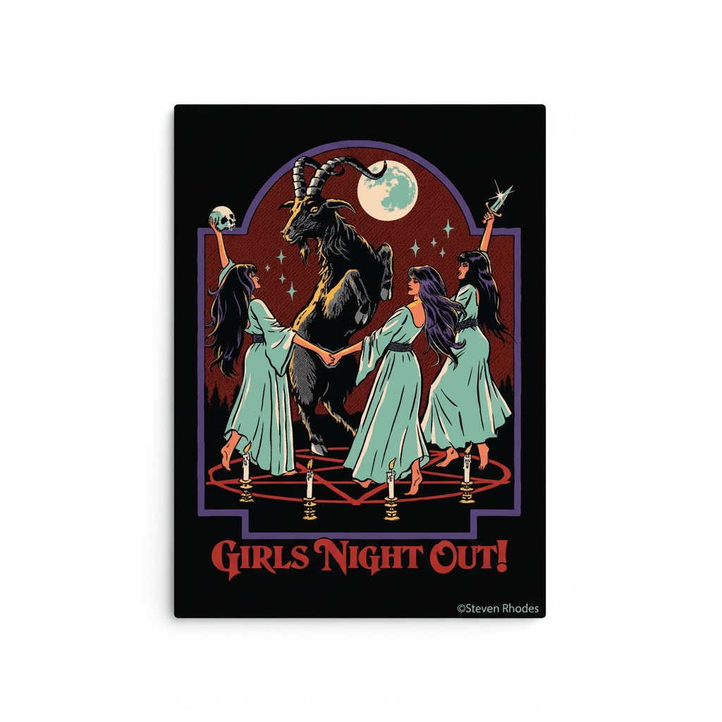 Girls Night Out Funny Fridge Magnet - Ephemera - Grown Up Kids