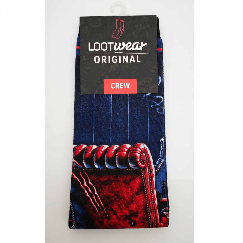 Gremlins 2 The New Batch Loot Wear Crew Socks - Adult Size 6-12 - Grown Up Kids