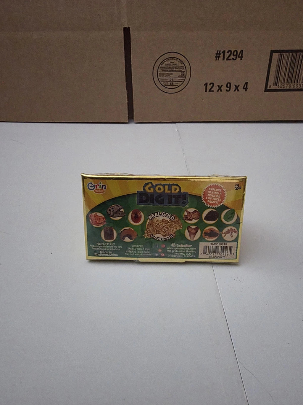 Grin Studios Gold Dig It, Rocks Explore, New In The Box - Grown Up Kids
