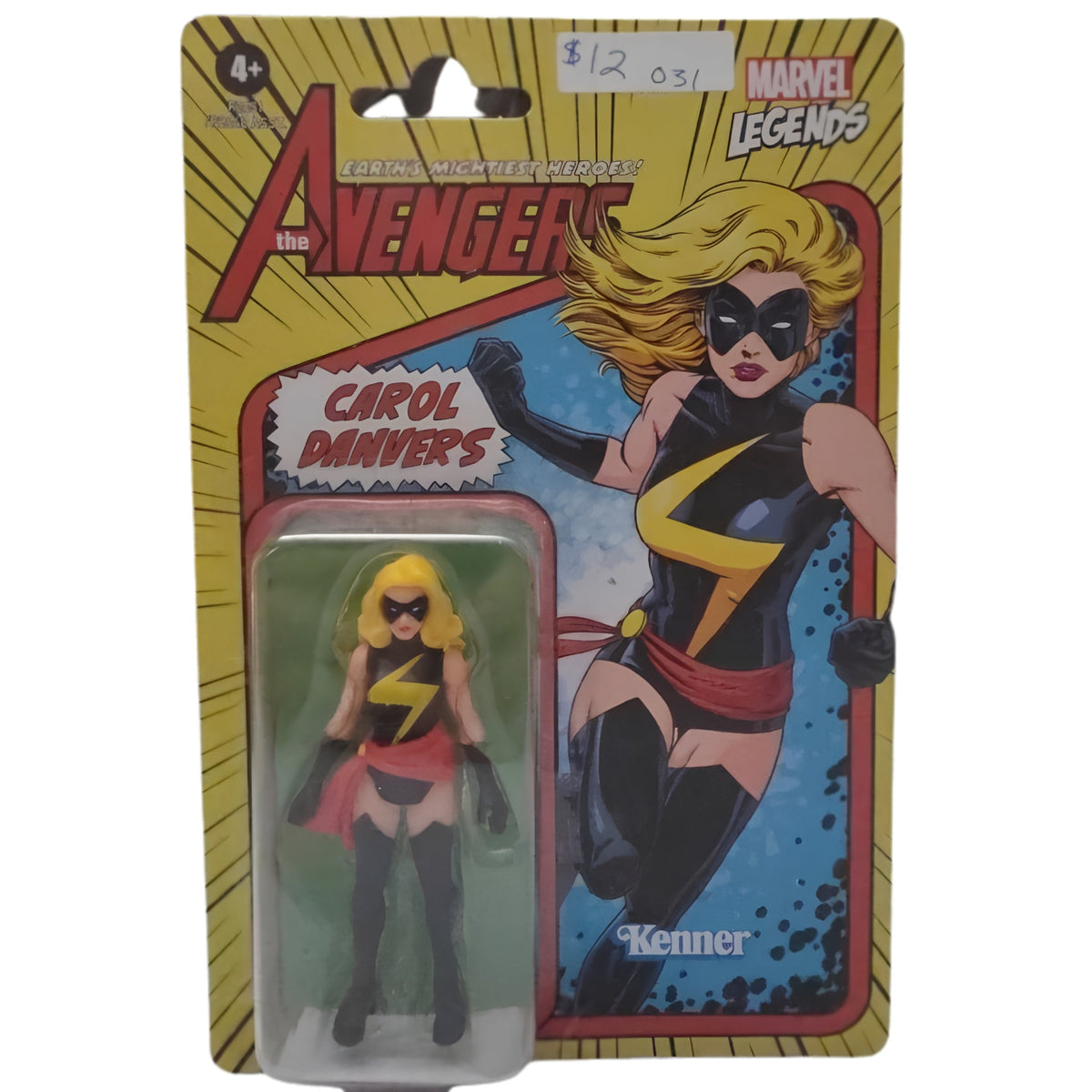 Hasbro Marvel Legends Retro Collection: Carol Danvers Ms. Marvel Action Figure - Grown Up Kids