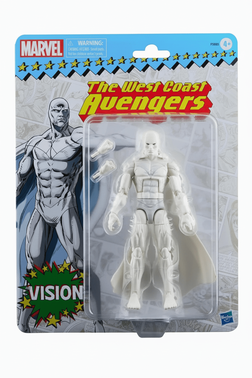 Hasbro Marvel Legends Series Retro Collection Vision Action Figure - Grown Up Kids