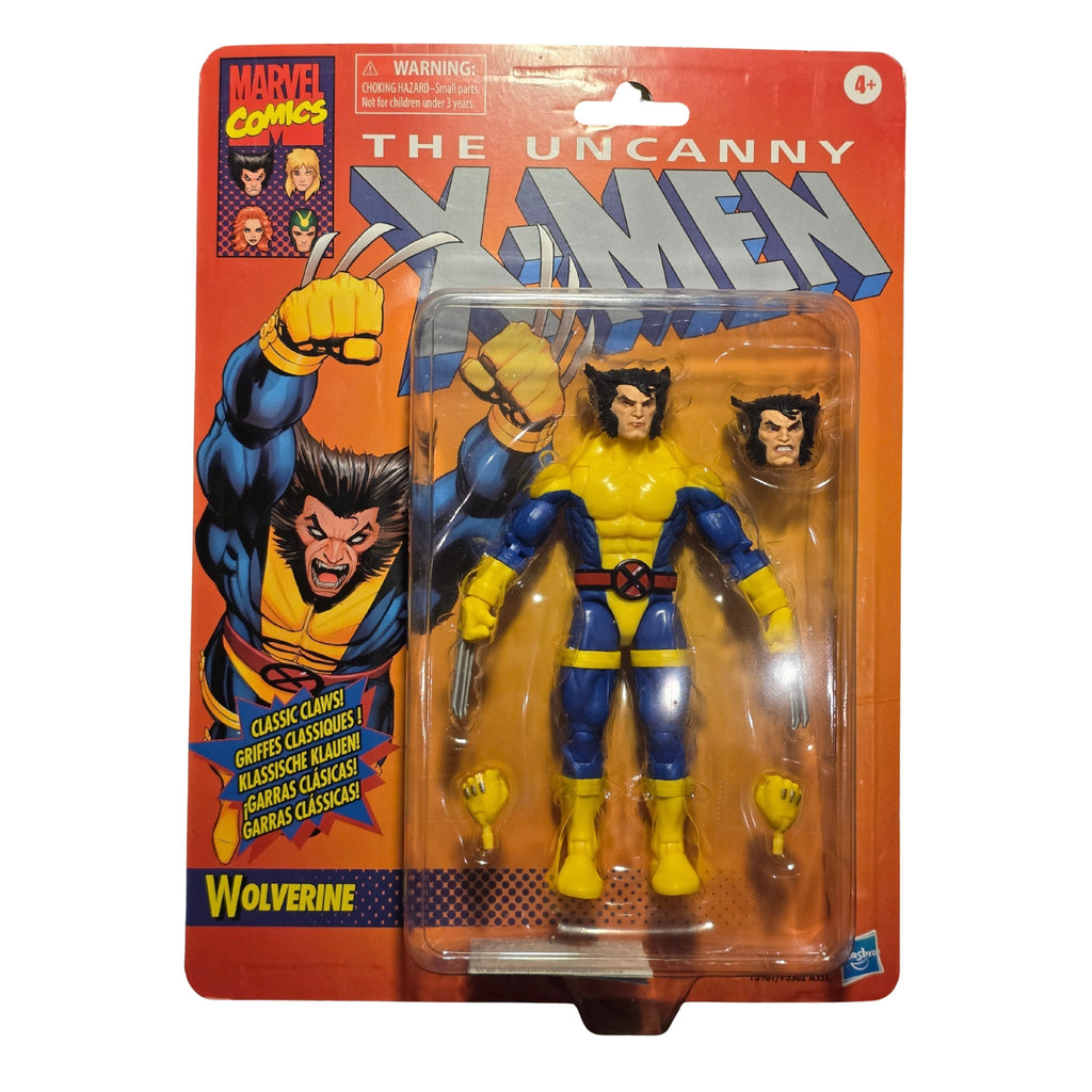 Hasbro Marvel Legends Uncanny X-Men Wolverine Action Figure (Retro Card) - Grown Up Kids