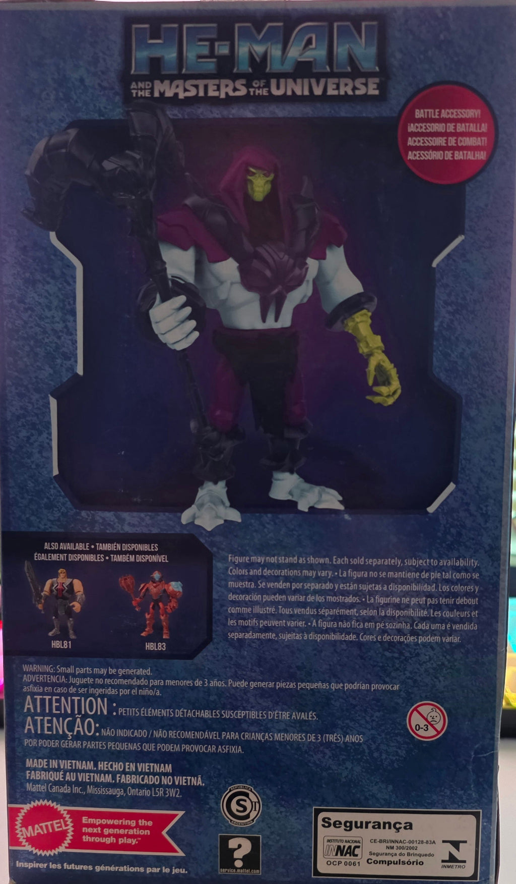 He-Man and the Masters of the Universe Skeletor Action Figure – MOTU Villain Collectible - Grown Up Kids