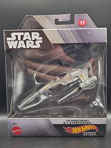 Hot Wheels Star Wars Ship Mandalorian N-1 Naboo Starfighter Diecast - 1:50 - NEW - Grown Up Kids
