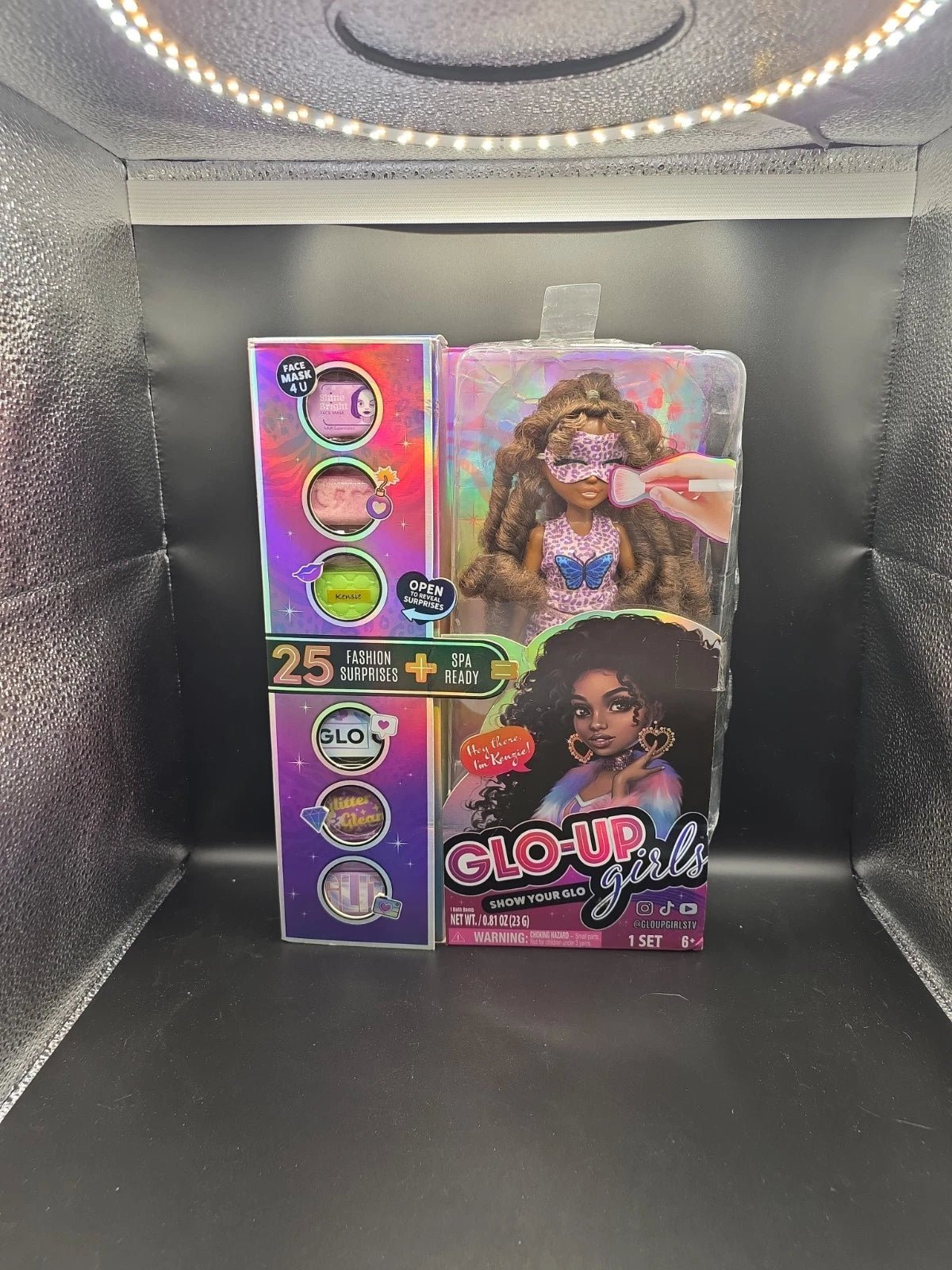 InstaGlam Glo-up KENZIE Girls Fashion Doll 83005 Accessories Damaged Packaging - Grown Up Kids