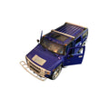 Jada Toys Dub City: 2003 Hummer H2 Blue 1:24 Scale Diecast Model Car - Grown Up Kids