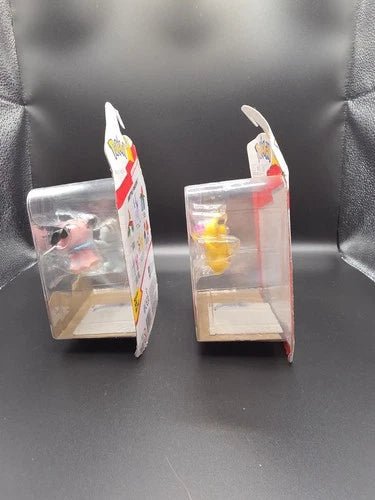 Jazwares Pokémon Battle Figures: Aipom & Pikachu / Machop & Swinub 2-Pack Lot (Damaged Packaging) - Grown Up Kids