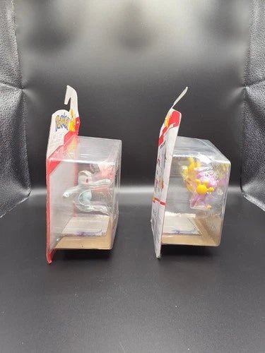 Jazwares Pokémon Battle Figures: Aipom & Pikachu / Machop & Swinub 2-Pack Lot (Damaged Packaging) - Grown Up Kids