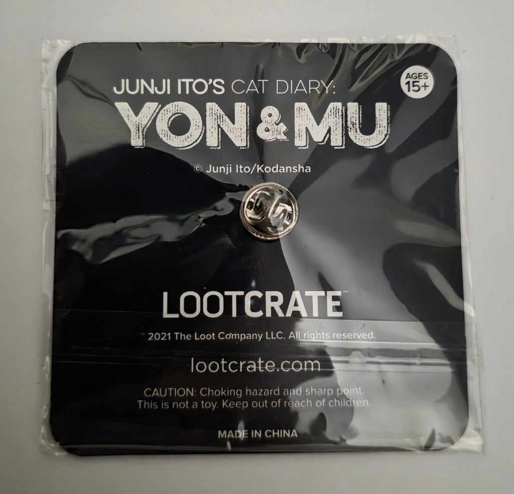 Junji Ito's Cat Diary Yon & Mu Enamel Pin – Manga Horror Collectible - Grown Up Kids