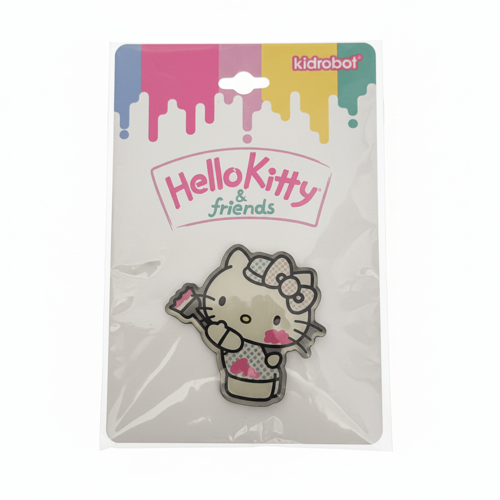 Kidrobot Hello Kitty and Friends Painting Acrylic Pin - Grown Up Kids