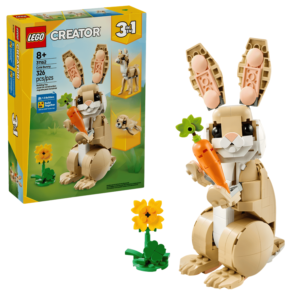 LEGO Creator Cute Bunny Building Set (31162) - Grown Up Kids