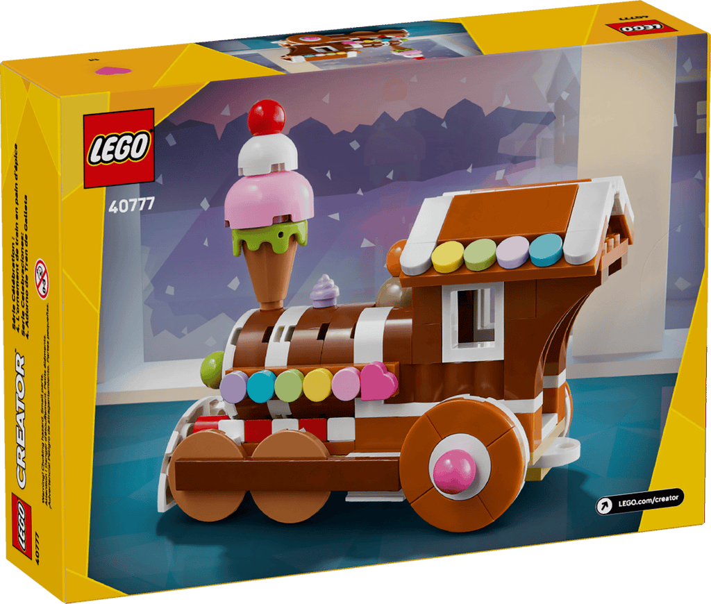 LEGO Creator Gingerbread Train Ornament 40777 – Holiday Building Set, Christmas Decoration (190 Pieces) - Grown Up Kids