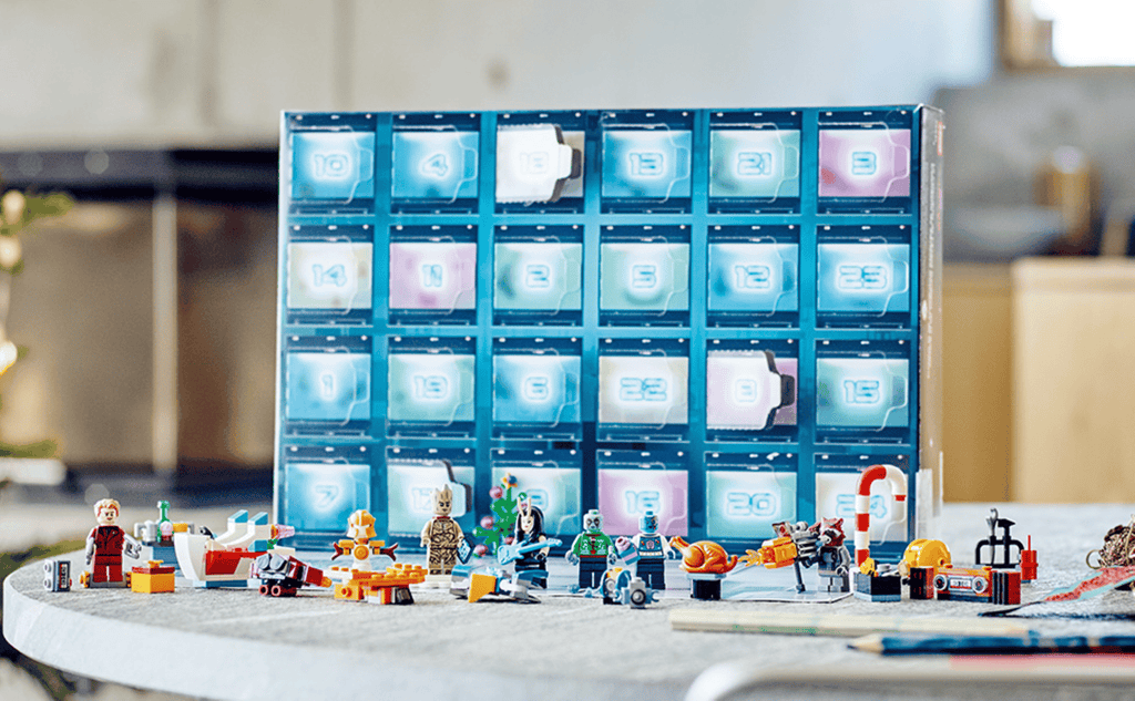 LEGO Guardians of the Galaxy Holiday Special Advent Calendar – 24 Marvel Holiday Surprises & Minifigures - Grown Up Kids