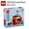 LEGO Hot Chocolate Stand 40776 – Holiday Winter Village Set, Limited Edition (256 Pieces) - Grown Up Kids
