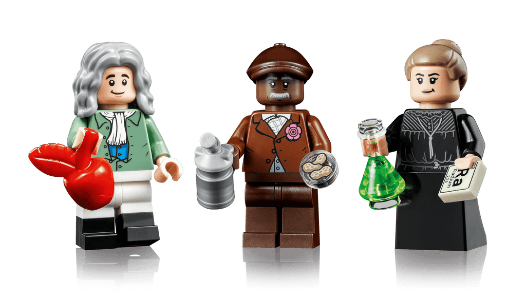 LEGO Ideas 21355 Evolution of STEM – Featuring Marie Curie, Isaac Newton & George Washington Carver - Grown Up Kids