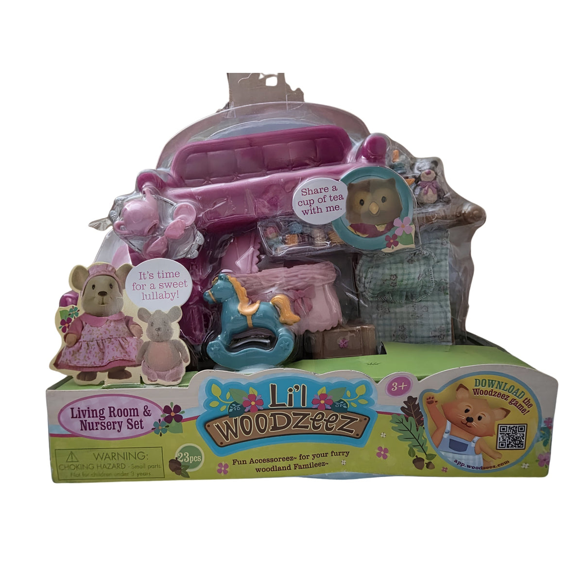 Li'l Woodzeez Living Room and Nursery Set (Damaged Box) - Grown Up Kids