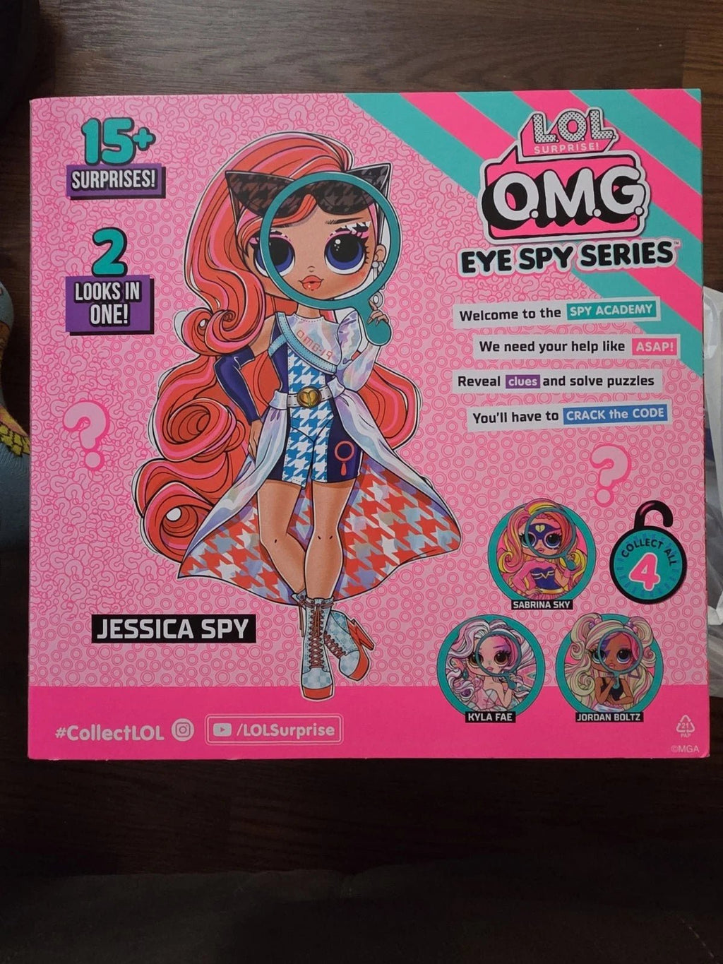 LOL Surprise OMG Eye Spy Jessica Spy Bundle With Carebear Blind Box - Grown Up Kids